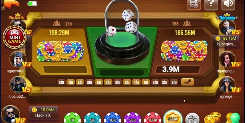 Tài Xỉu xuất hiện phổ biến tại các trang game trực tuyến